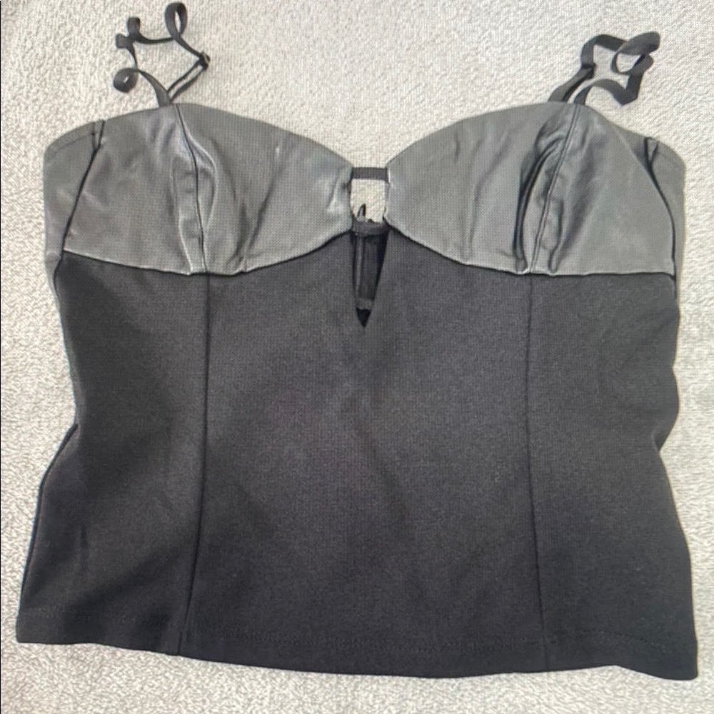 Zara Elegant Black Camisole Top